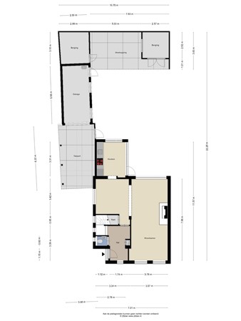 Floorplan - Lochtenberg 13, 5296 LL Esch